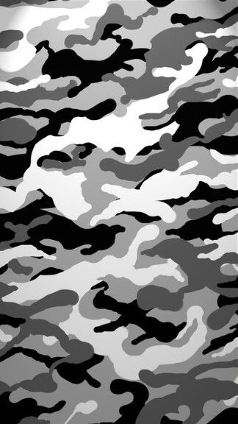 Camouflage, gris, background, white, HD phone wallpaper