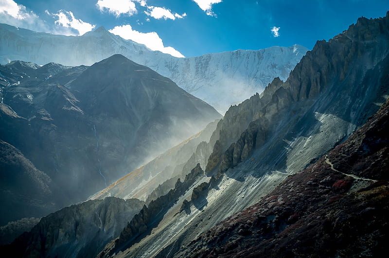 Annapurna Trek Nepal Nature , nature, graphy, mountains, HD wallpaper