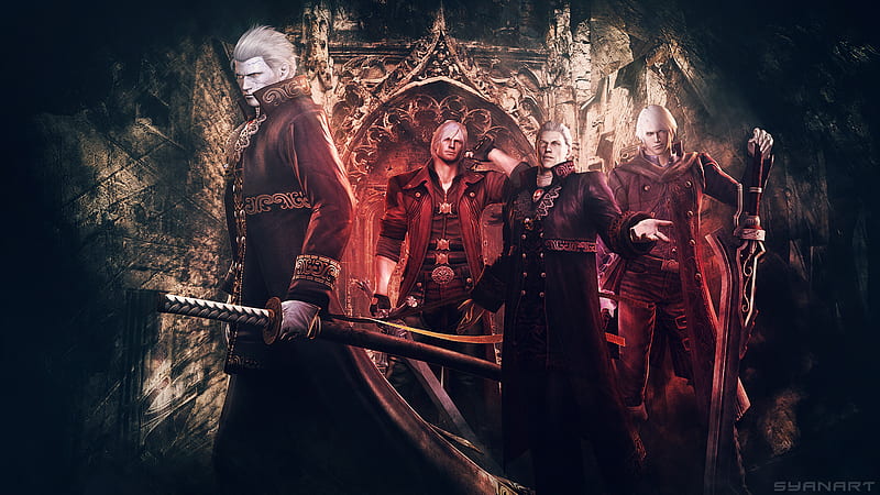 Devil May Cry 4 wallpaper - Nero and Dante : r/DevilMayCry