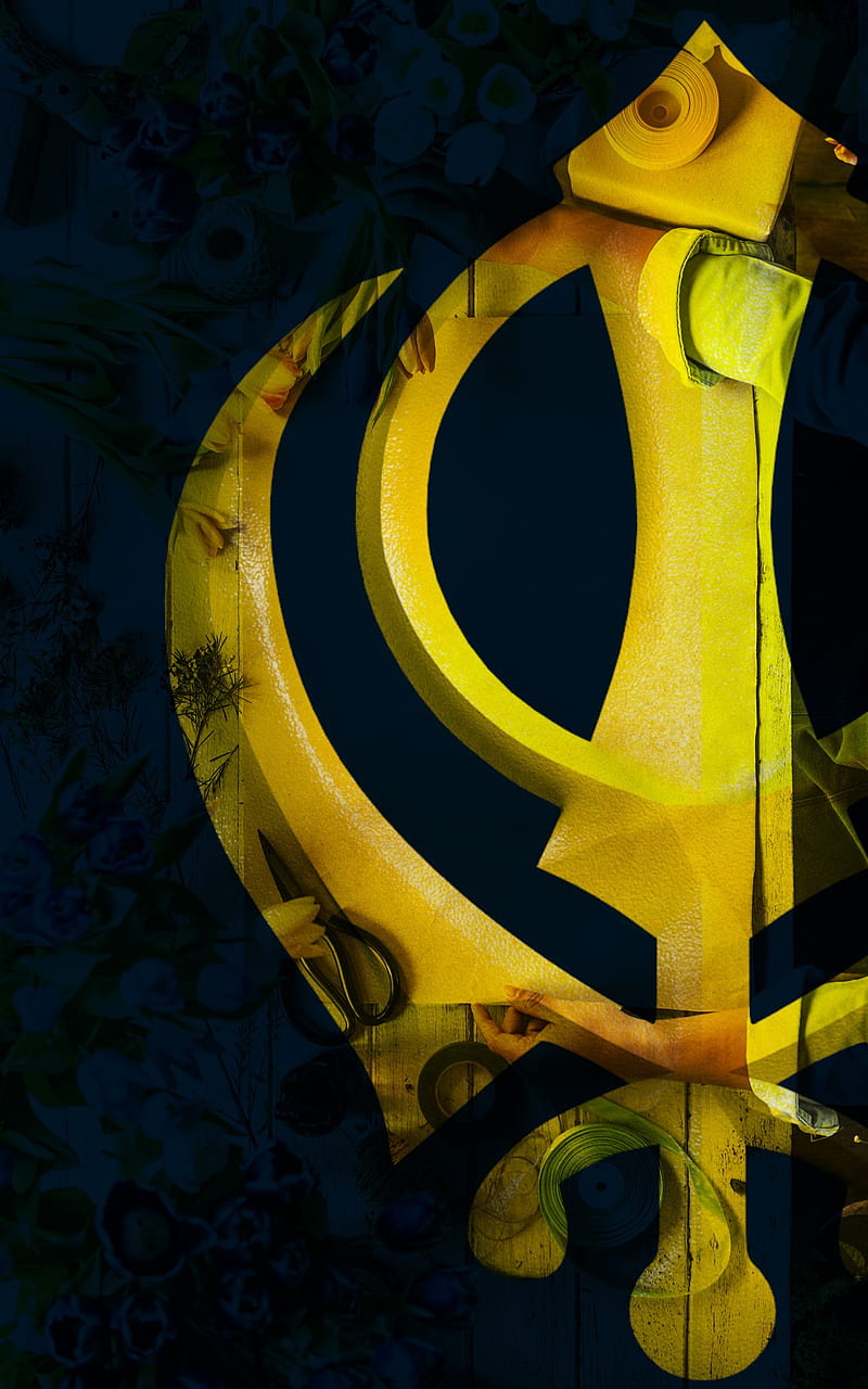 Sikh Symbol Khanda, god, guru, nanak, sikhi, sikhism, HD phone wallpaper |  Peakpx