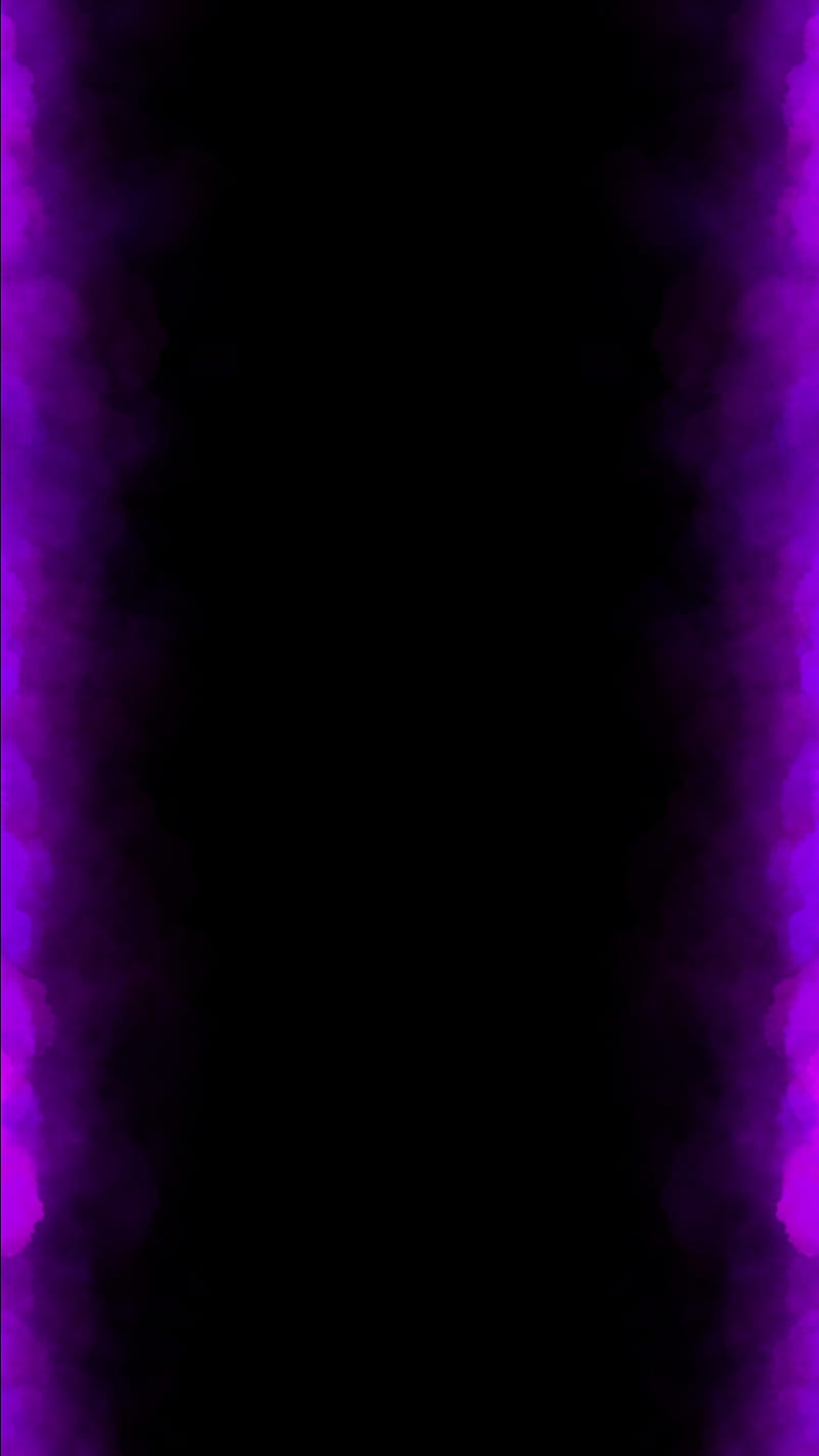 purple edged, purple, abstracst, black, cloud, edge, frame side, HD phone wallpaper