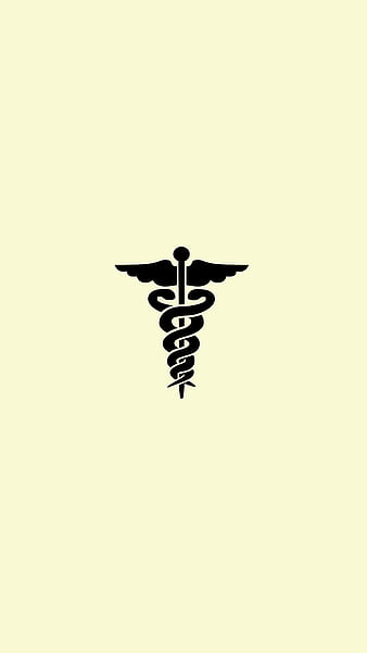 Medical Professional, 929, black, doctor, minimalist, nurse, physician, plain white, HD phone wallpaper