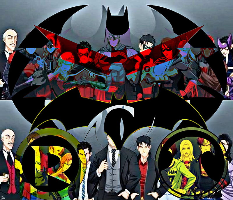 Bat family, batgirl, batman, batwoman, dc comics, robin, HD wallpaper