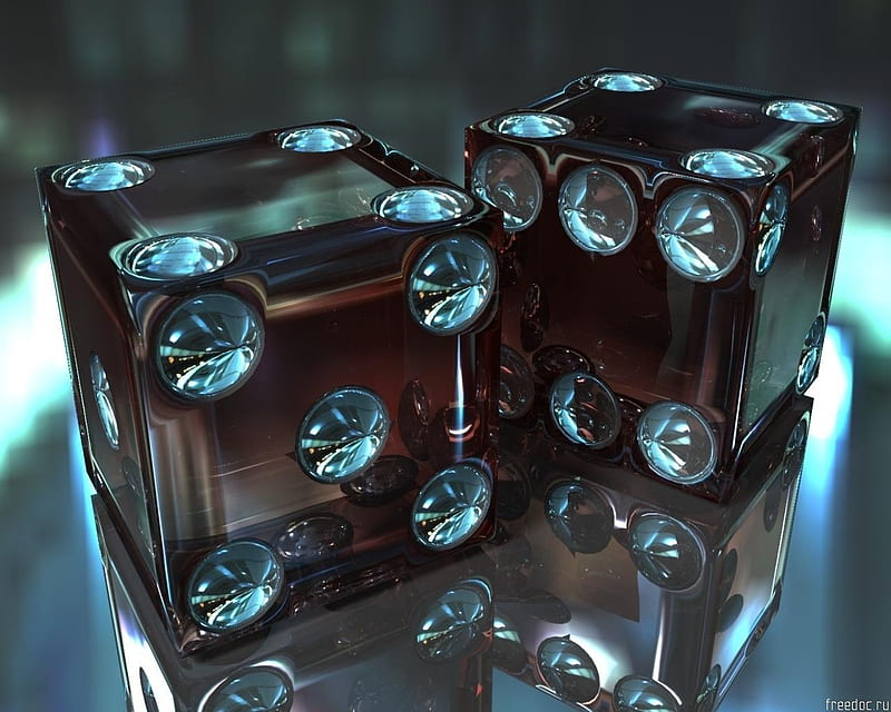 glass cubes, glass, cube, cubes, HD wallpaper