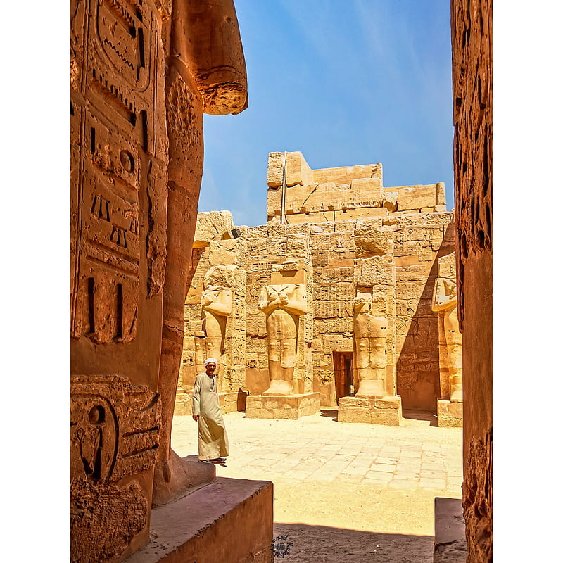 Luxor, egypt, tempy, HD phone wallpaper