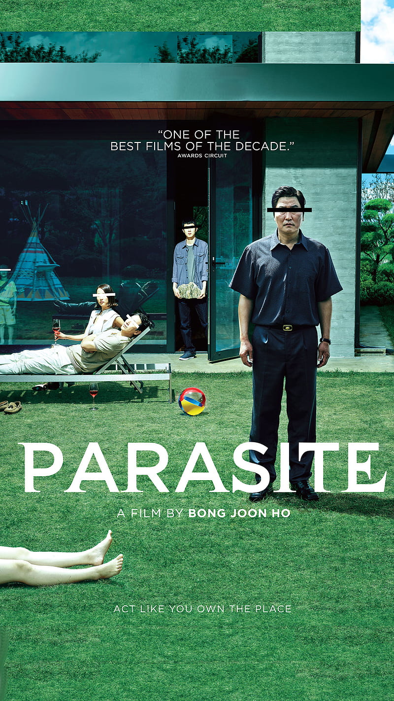 Parasite, 2019, best, bong joon ho, film, golden globe, korean, movie, oscar, quotes, HD phone wallpaper