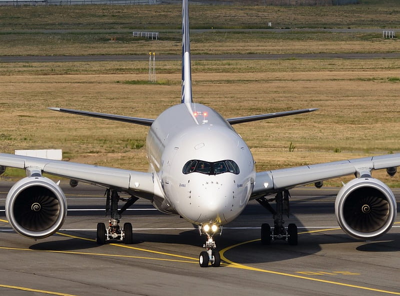 Airbus A350-941, Passenger, Aircraft, Twin Jet, Airbus, HD wallpaper