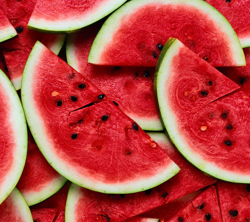Watermelon, food, fruit slice, HD wallpaper