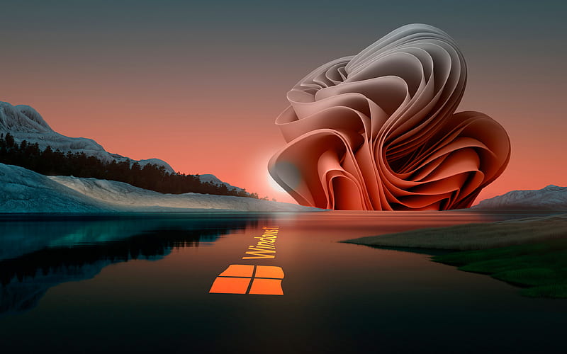 Windows 11 Rise Art, HD wallpaper