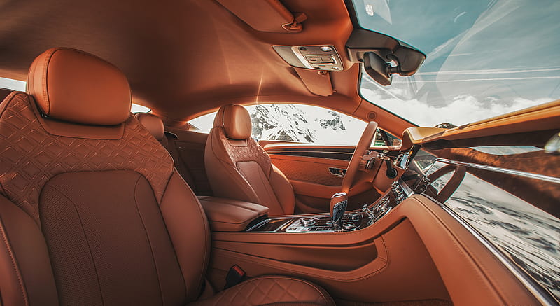 2018 Bentley Continental GT (Color: Verdant) - Interior, Seats , car, HD wallpaper