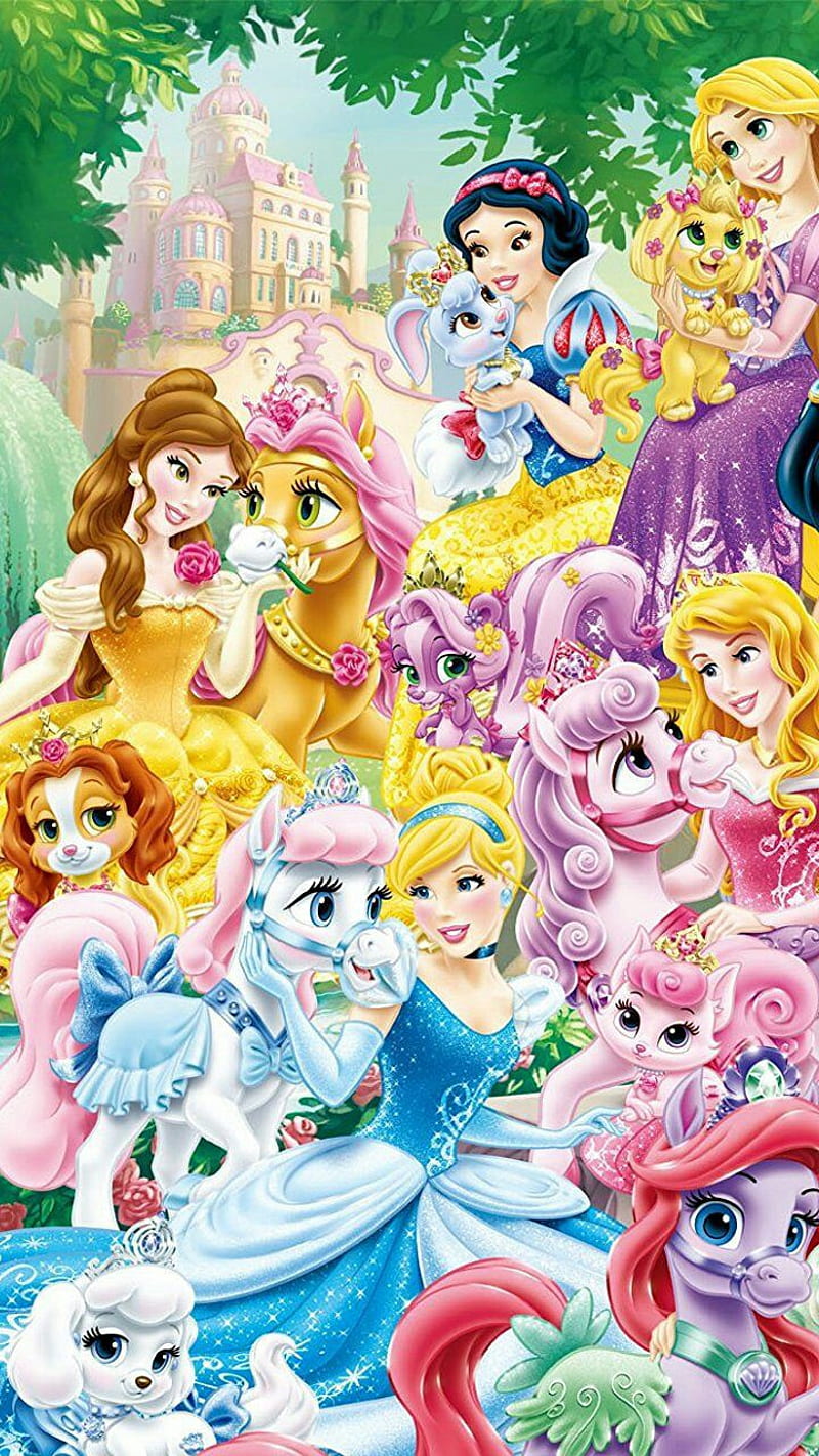 Disney world, princess, princesses, moon, animals, HD phone wallpaper |  Peakpx