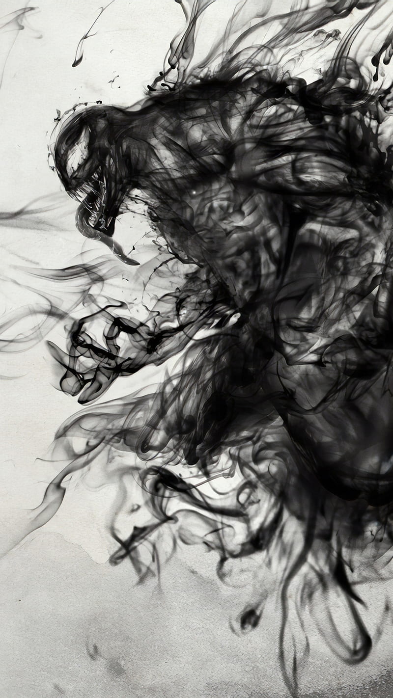 Venom ink, art, HD phone wallpaper