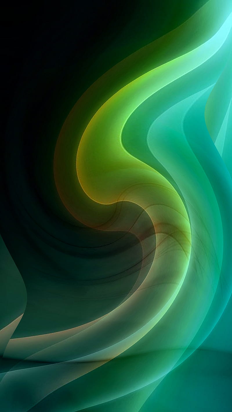 Abstract, blue, color, green, mystic, papers, HD phone wallpaper