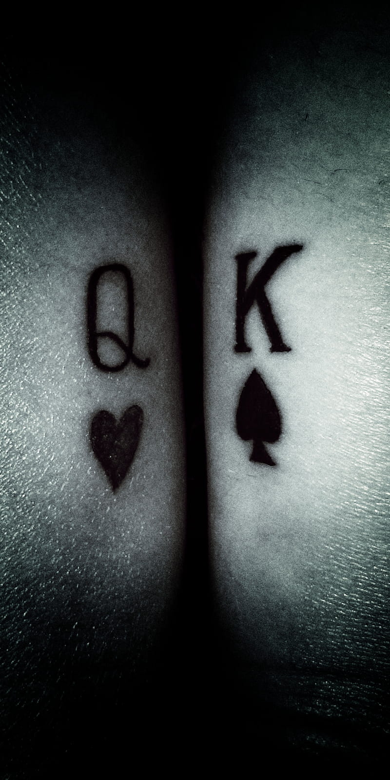 King and queen, ace, as, love, mr, poker, tattoo, HD phone wallpaper |  Peakpx