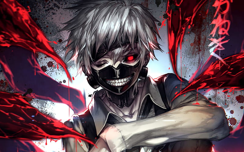 Kaneki Ken, Tokyo Ghoul, art, manga, HD wallpaper