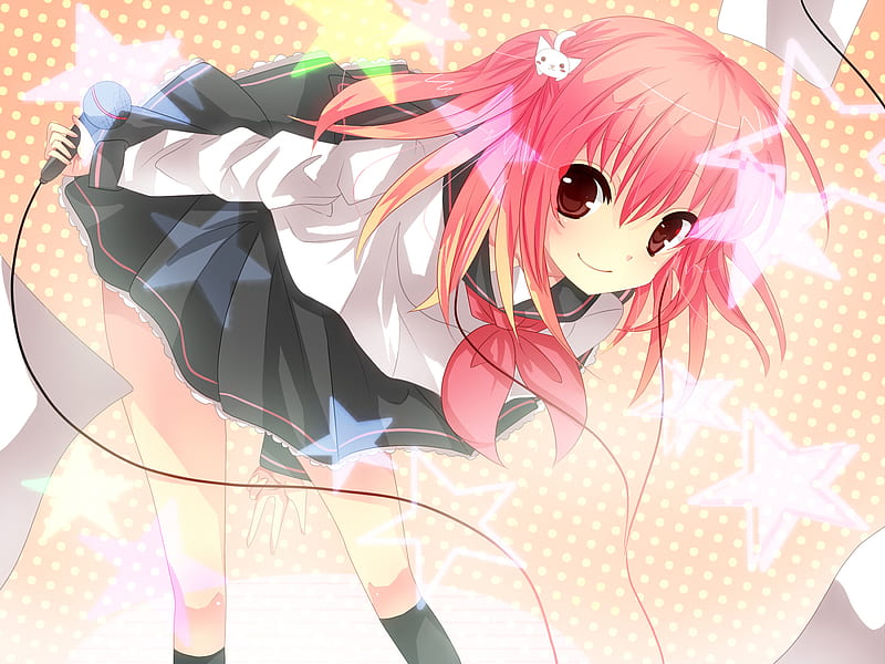 School Girl, skirt, kawai, cute, cool, girl, anime, anime girl, school ...