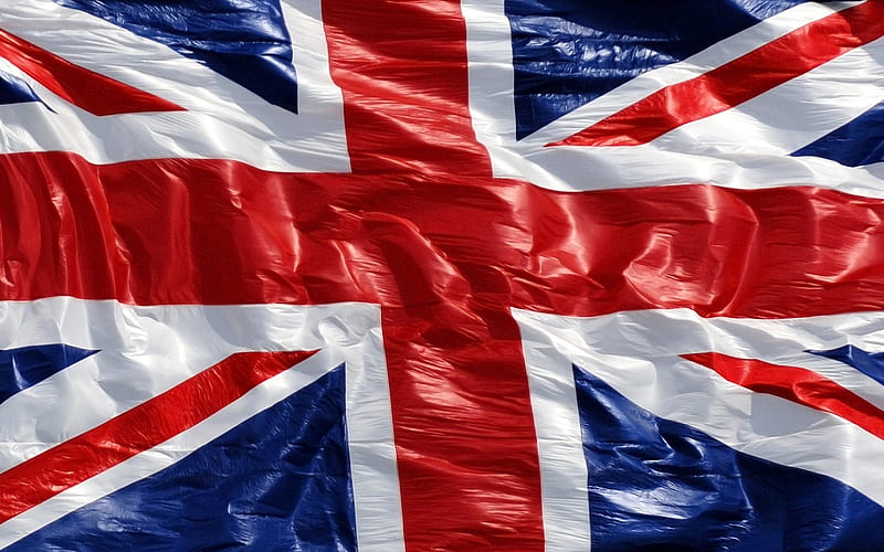 British flag, silk flag, Flag of the Great Britain, UK flag, United Kingdom, HD wallpaper