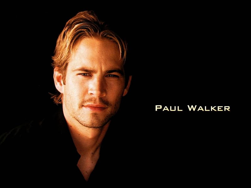 Paul Walker, hair, pretty, male, black shirt, nice blue eyes, face, lips, actor, HD wallpaper