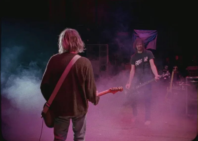 Screenshotted This From The 1991 Live Performance At Paramount; Thought It Would Make A Good : R Nirvana, HD wallpaper