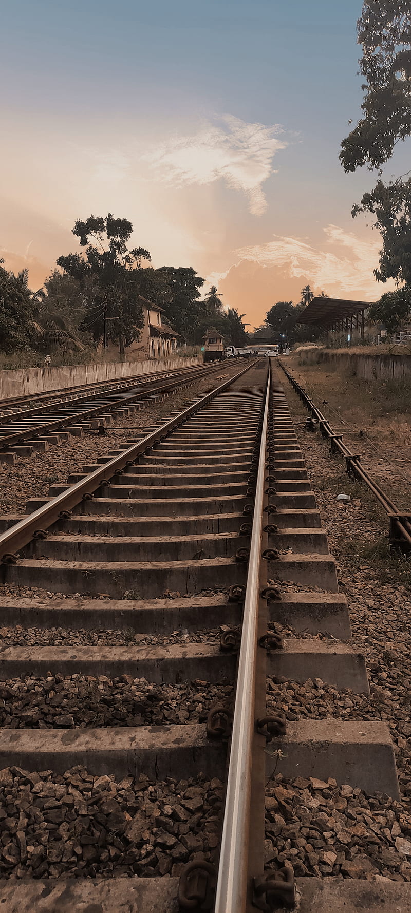 Railway, alone, lonely, sri lanka, track, train, travel, HD phone wallpaper  | Peakpx