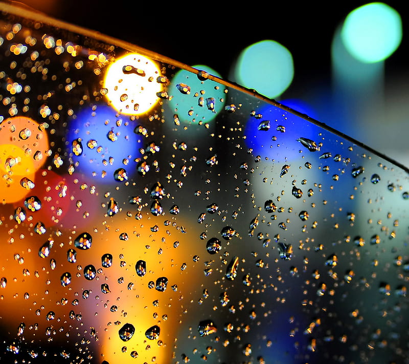 Bokeh Drops Bokeh Drops Glass Lights Rain Hd Wallpaper Peakpx
