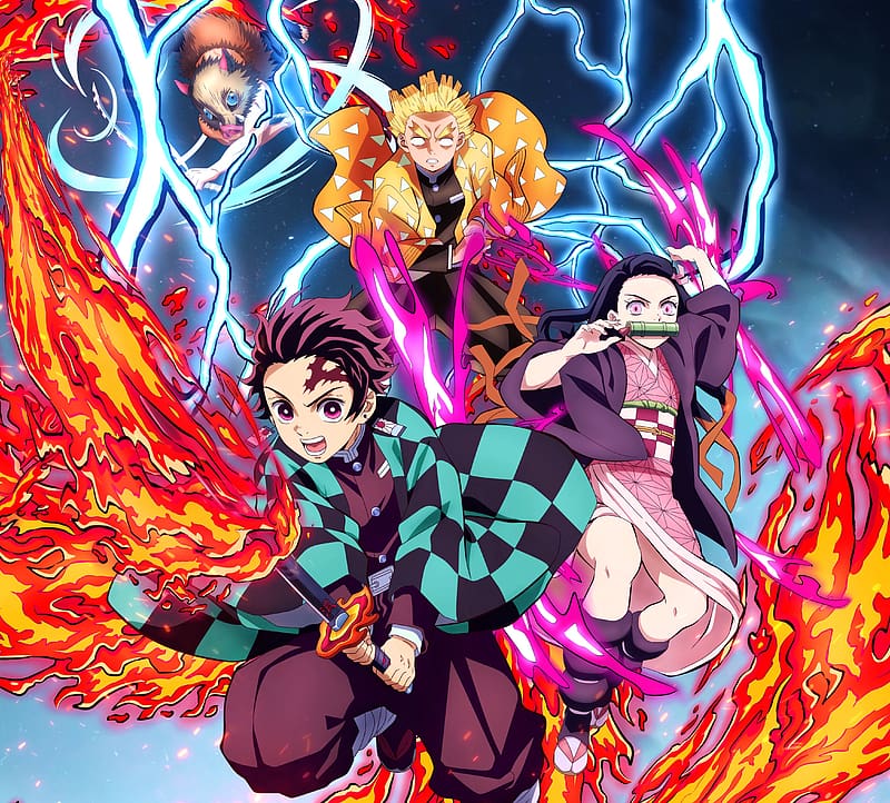 This wallpaper is about Kimetsu no Yaiba wallpaper, Nezuko, Tanjiro Kamado,  Kamado Tanjirō, Kamado Nezuko, Download H…