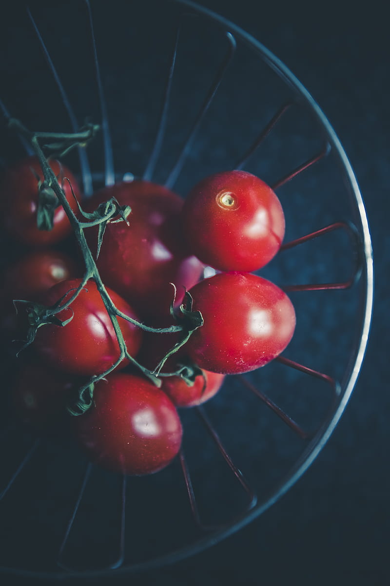 tomato cherry on bowl, HD phone wallpaper