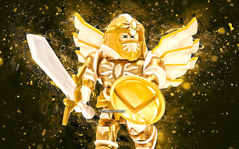 Sun Slayer yellow neon lights, Roblox, fan art, Roblox characters, Rodny  Roblox, HD wallpaper