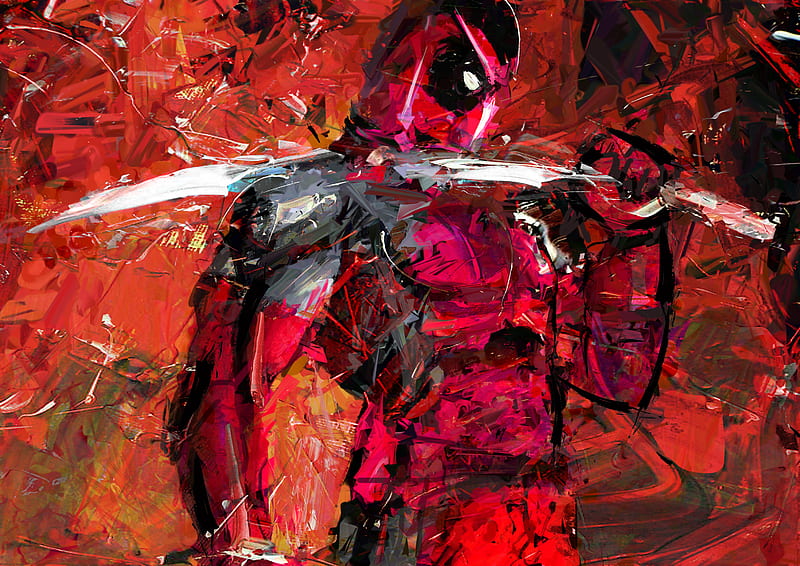Deadpool 10k, deadpool, artwork, portrait, digital-art, superheroes, art, HD wallpaper
