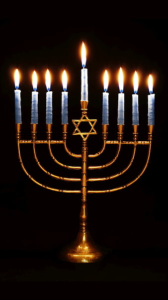 Download Happy Hanukkah Menorah Wallpaper | Wallpapers.com