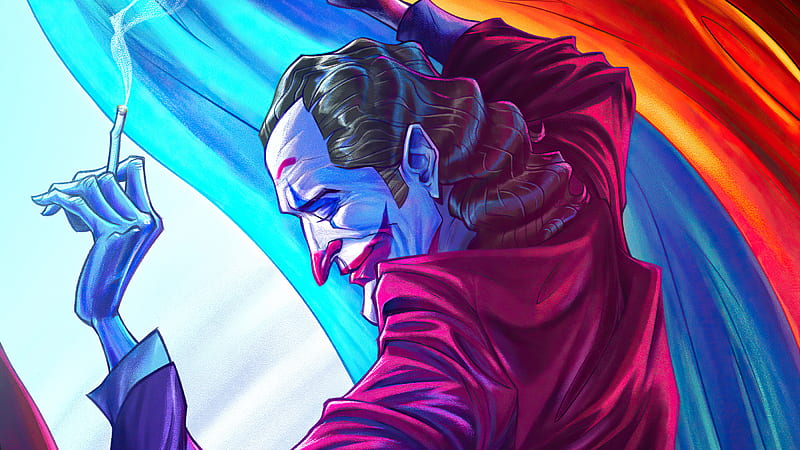 Joker Smoker Artwork, joker, superheroes, artwork, HD wallpaper