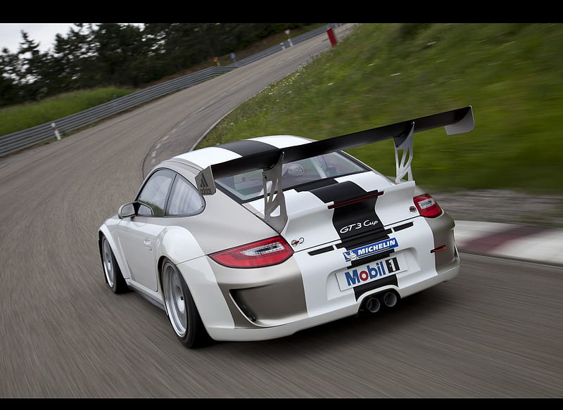 Porsche 911 GT3 Cup - Rear, car, HD wallpaper