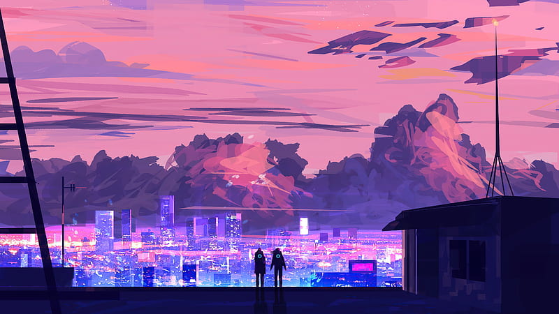 Sci Fi, City, Cityscape, Couple, Futuristic, HD wallpaper | Peakpx