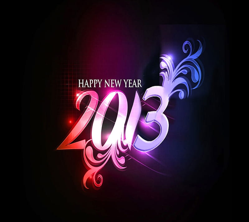 Happy New Year, 2013, january 1, HD wallpaper