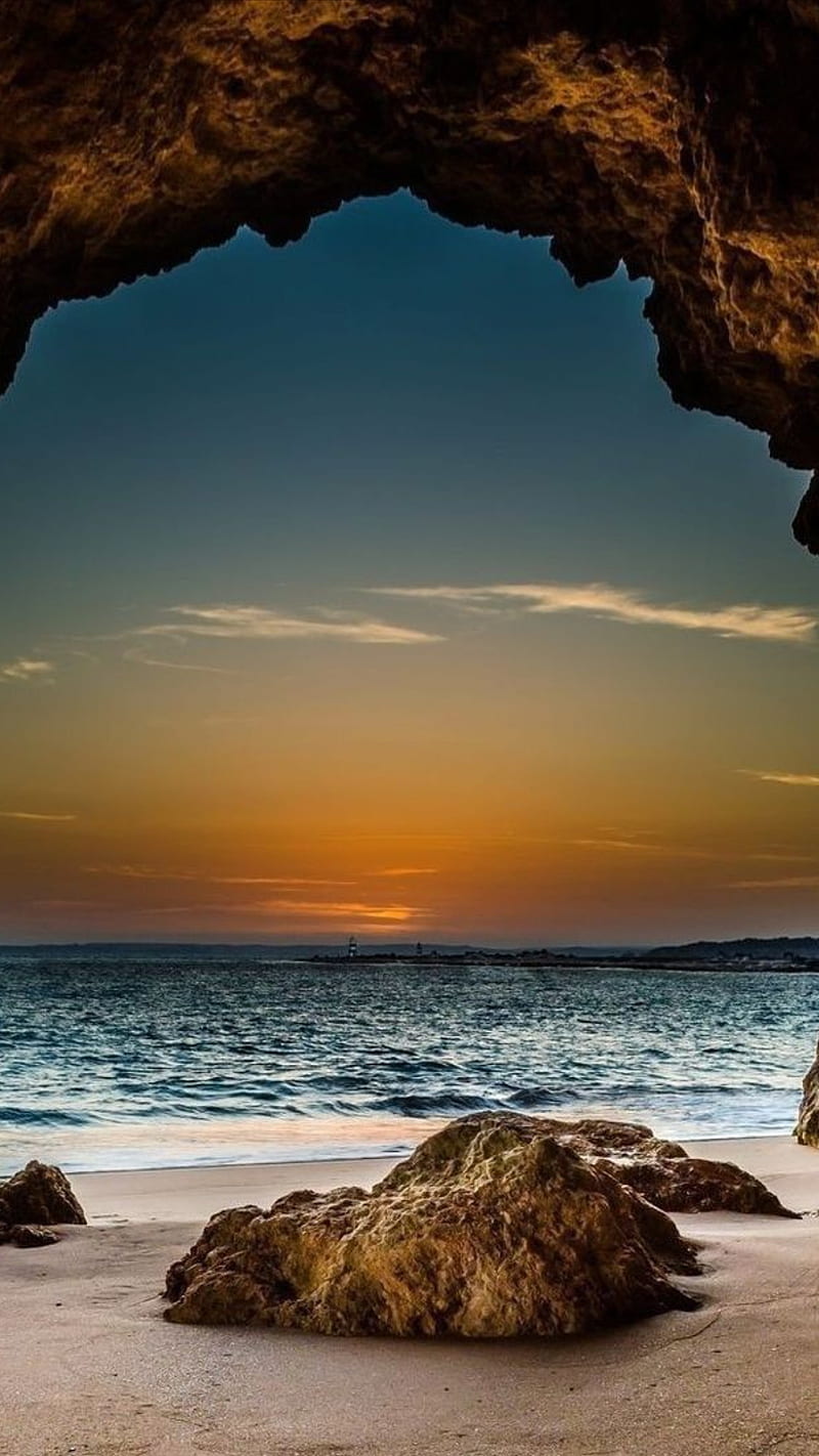 Piece of Earth, beach, landscape, sunset, sunsets, HD phone wallpaper ...