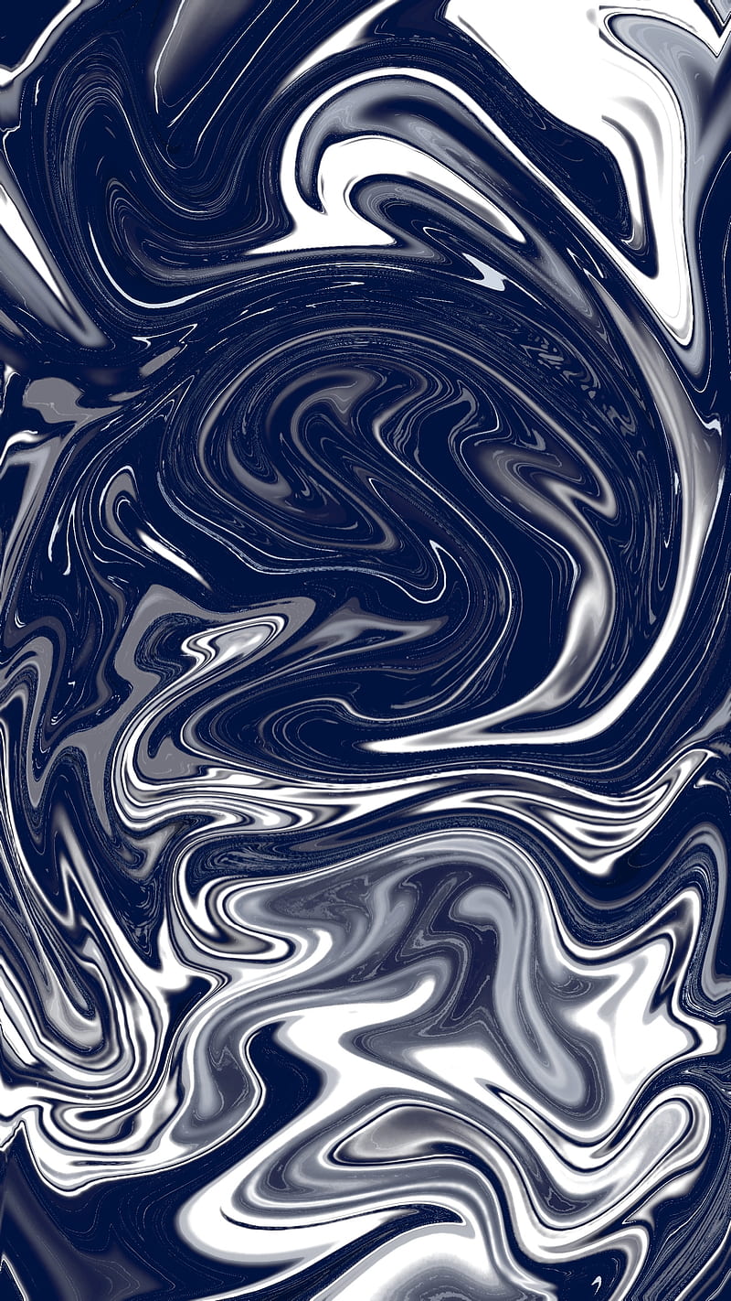 Polarity, abstract, abstraction, blue, darkblue, flat, liquid, mix, patterns, samsung, white, HD phone wallpaper