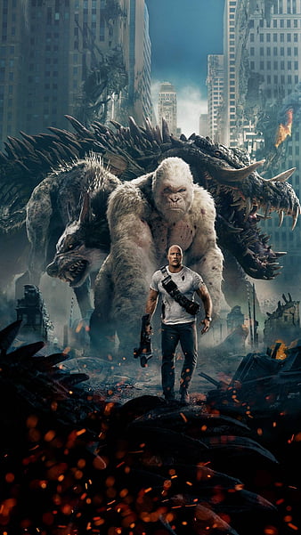 Rampage movie the rock HD phone wallpaper Peakpx