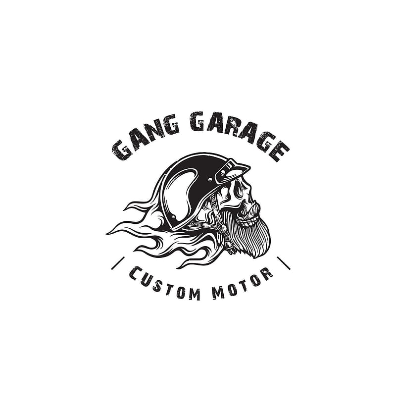 Gang Garage, gang garage custom motor, logo, HD phone wallpaper | Peakpx