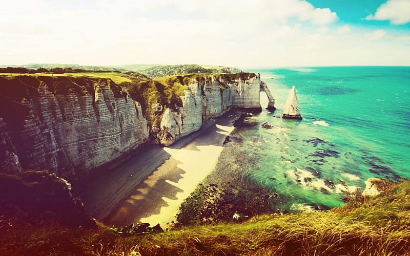 Mount, shore, ocean, nature, sea, HD wallpaper Mount, shore, ocean, nature, sea, HD wallpaper