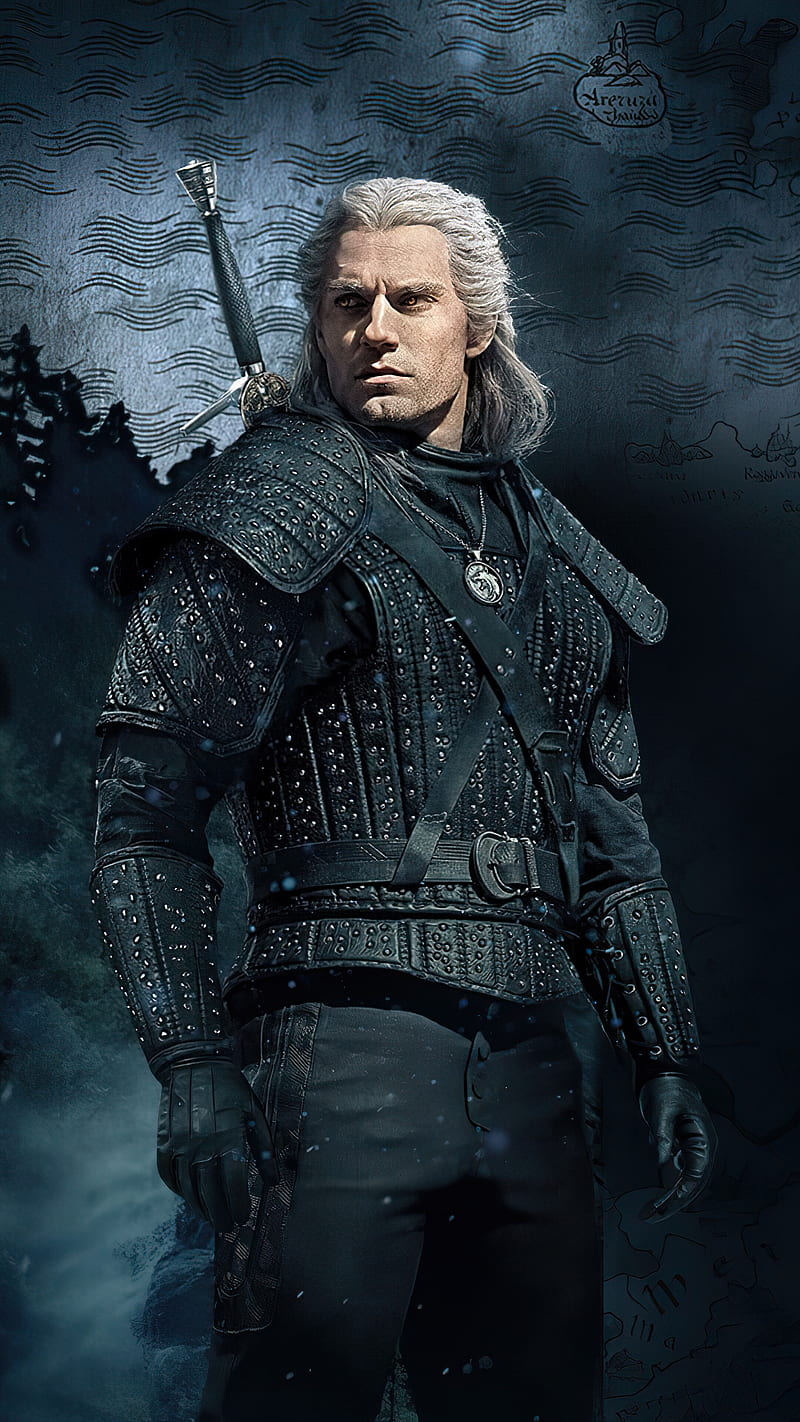 Geralt , netflix, rivia, the witcher, HD phone wallpaper