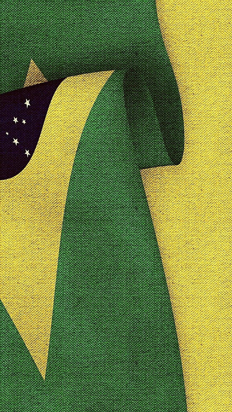 Brasil flag, texture, HD phone wallpaper