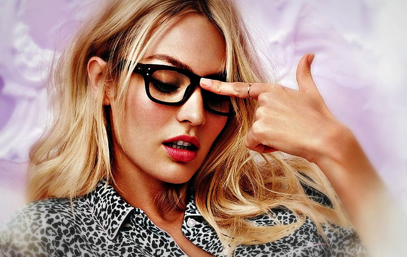 Candice Swanepoel Girl Model Glasses Black Blonde Woman Pink Hd Wallpaper Peakpx 7728