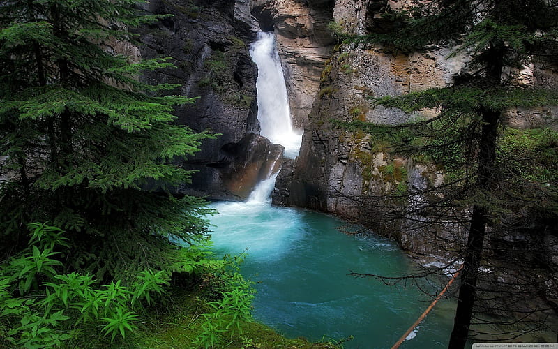 Cliff Falls-World most famous waterfall landscape, HD wallpaper