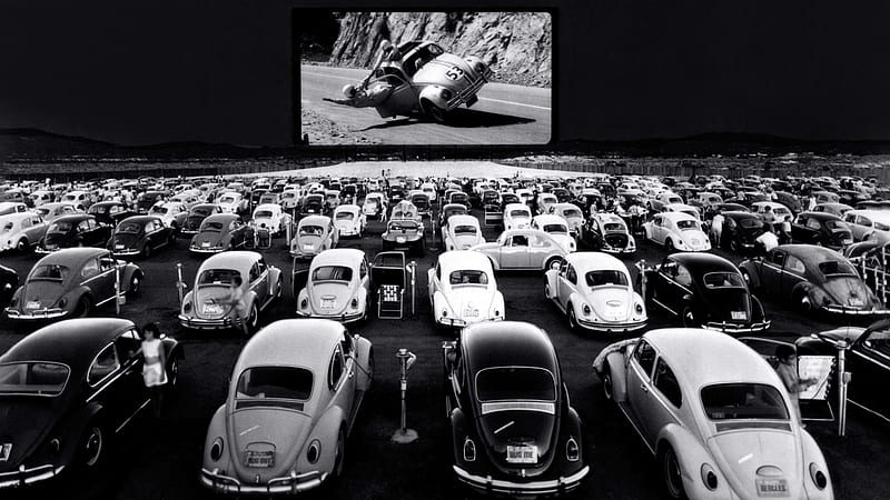 Bug In At The Drive In, Love Bug, VW, beetle, Bug, drive-in, Entropy, HD wallpaper