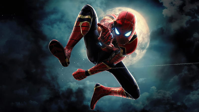 Spiderman Newartwork, spiderman, superheroes, artwork, digital-art, art, artstation, HD wallpaper