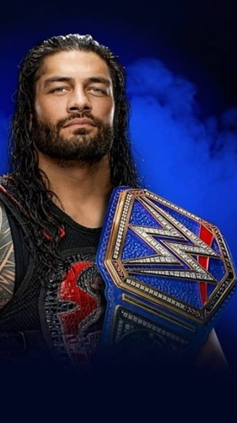 Roman Reigns, belt, nxt, raw, smackdown, the big dog, title, wwe, HD phone wallpaper