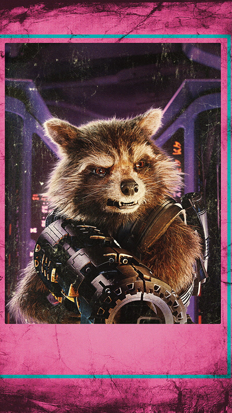 raccoon, gotg, groot, guardians of the galaxy, starlord, HD phone wallpaper