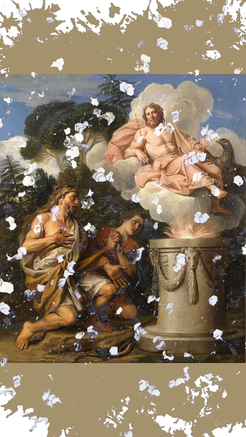 Mitologia Griegaart, griego, men, pintura, saint, HD phone wallpaper