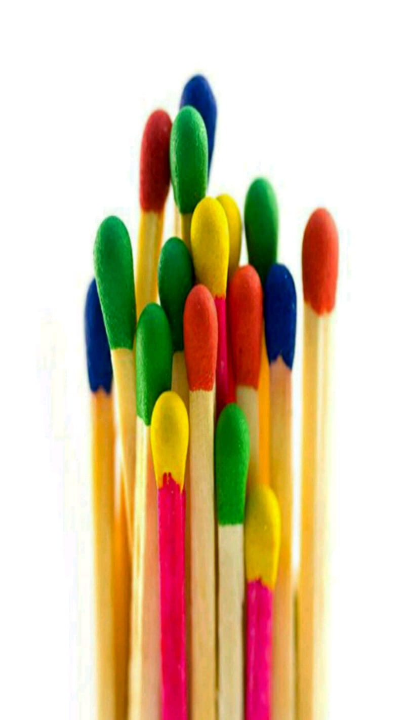 Colourful Matches, colourful, matches, HD phone wallpaper