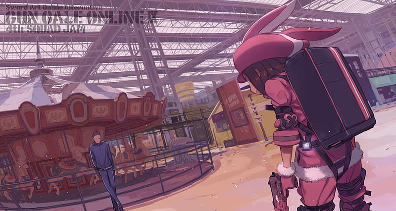 Anime Sword Art Online Alternative: Gun Gale Online HD Wallpaper by JZjuarez